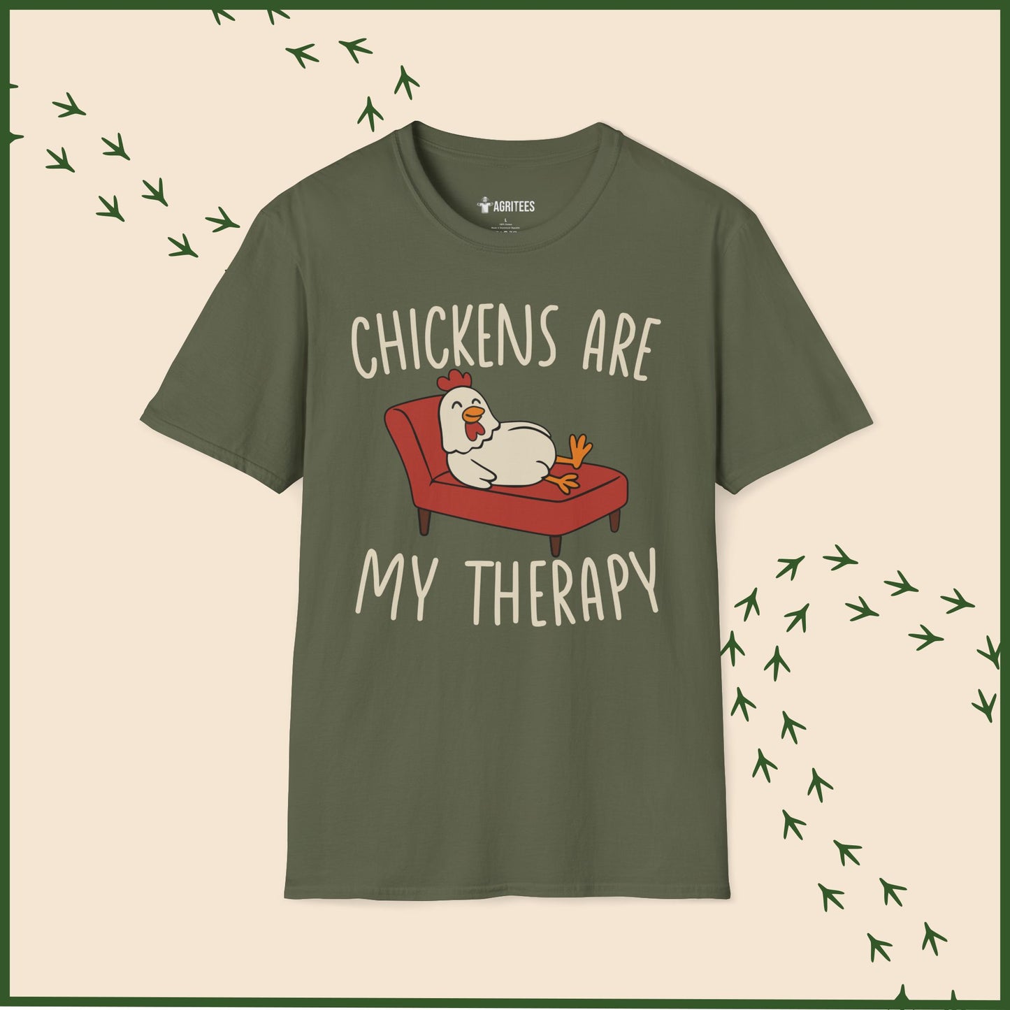 Chickens Are My Therapy T-Shirt