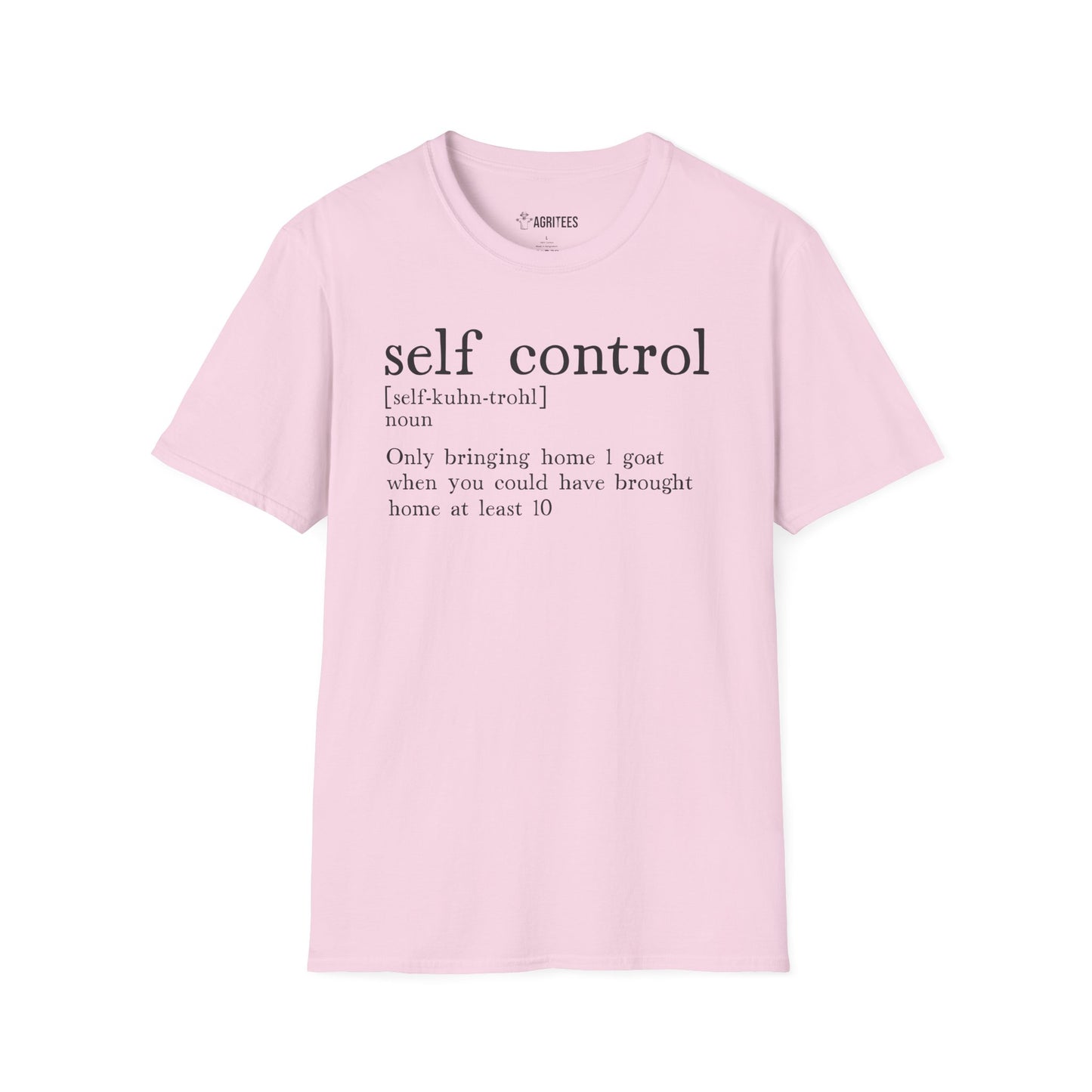 Self Control Goat T-Shirt