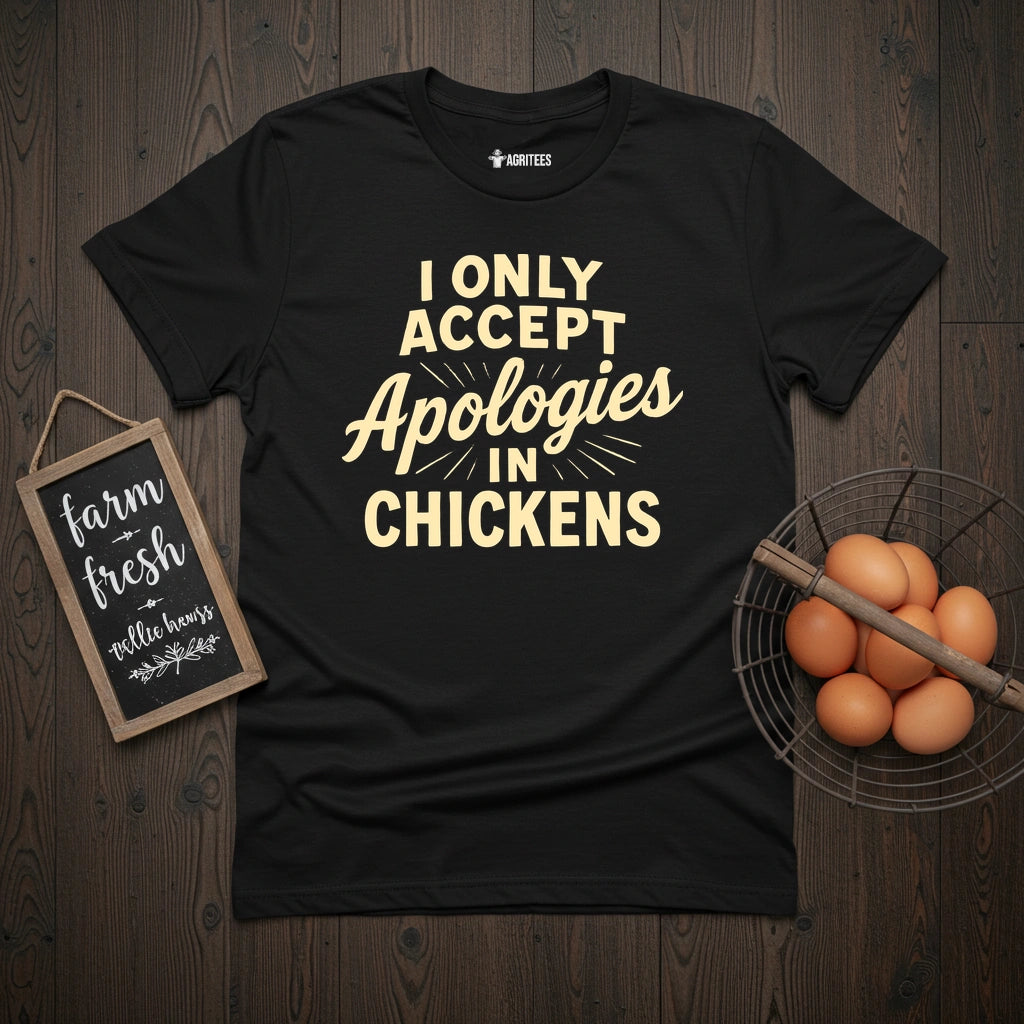 Apologies in Chickens T-Shirt