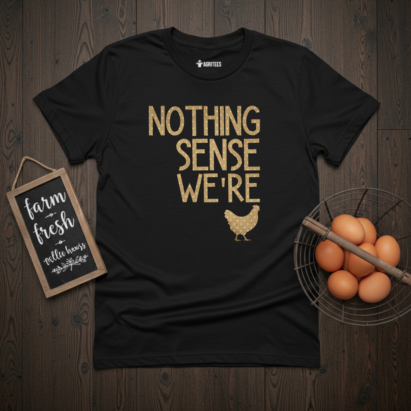 Nothing Makes Sense When We're Apart Couples Hen T-Shirt