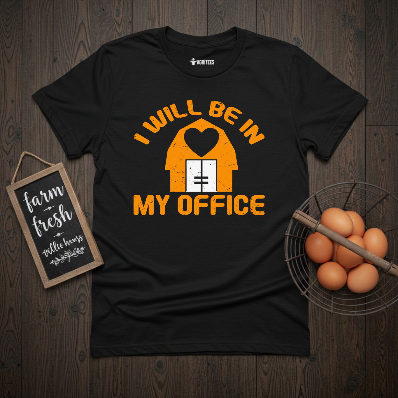 I'll Be In My Office Barn Homestead T-Shirt