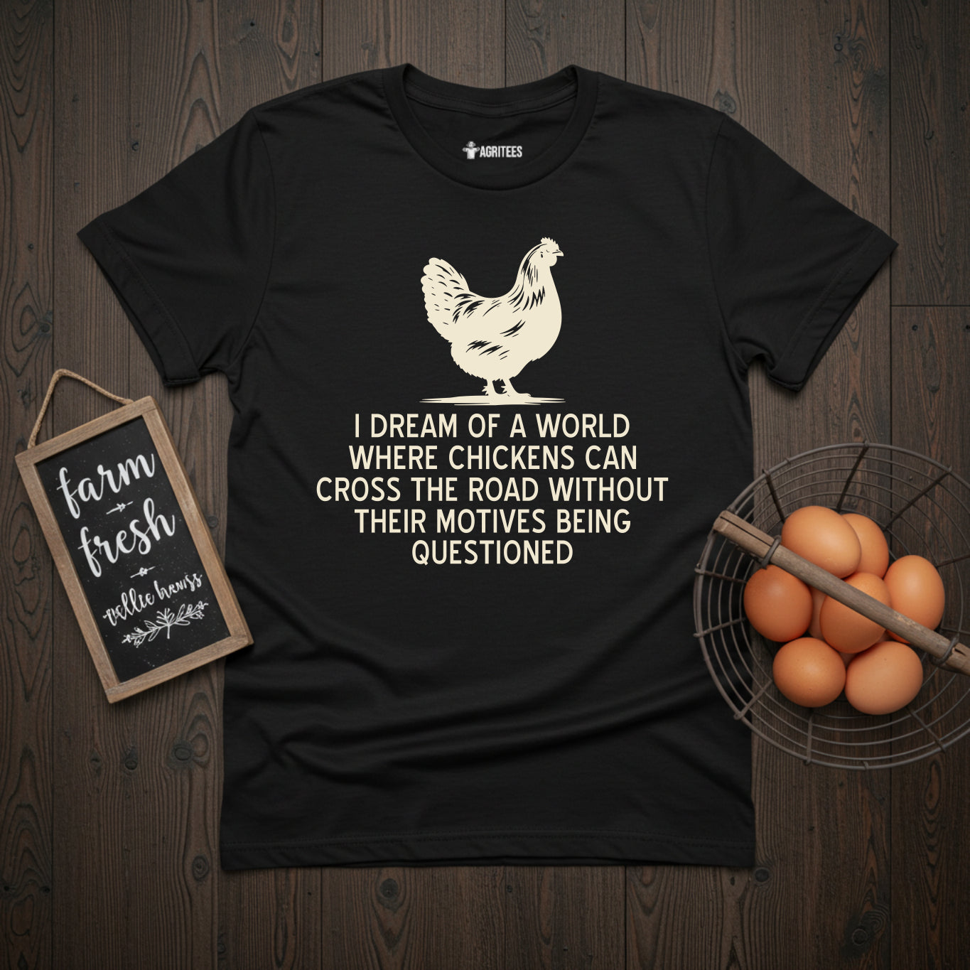 Chicken Crossing The Road T-Shirt