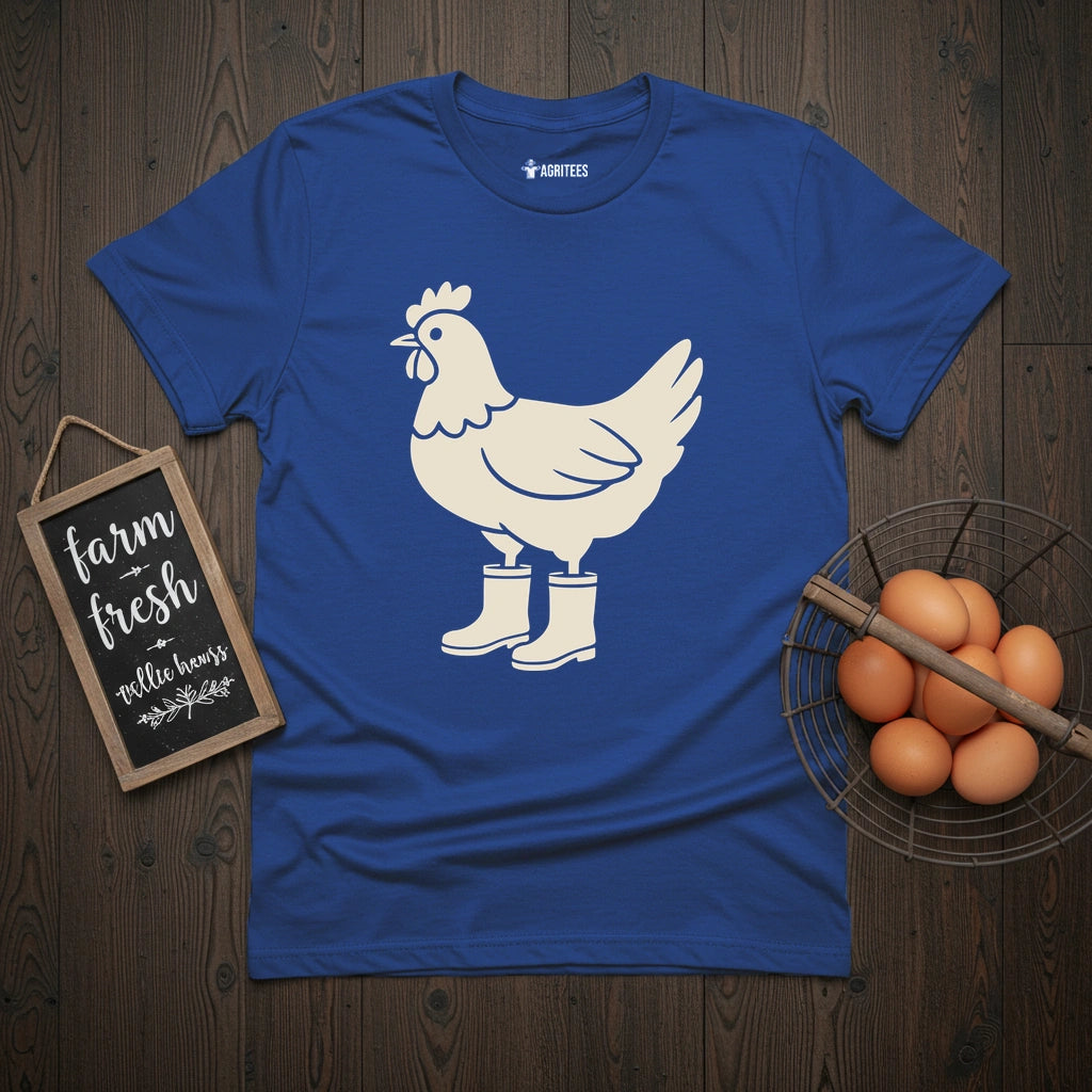 Chick in Rain Boots T-Shirt