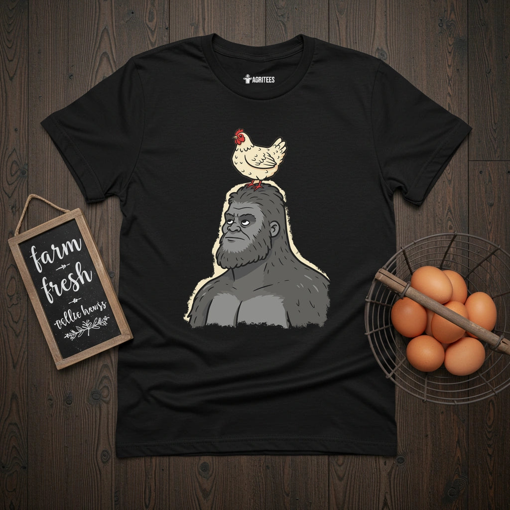 Chicken On A Bigfoot T-Shirt