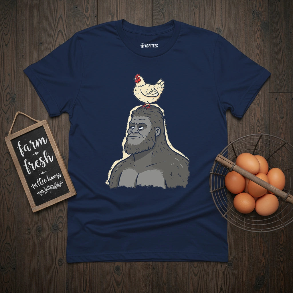 Chicken On A Bigfoot T-Shirt