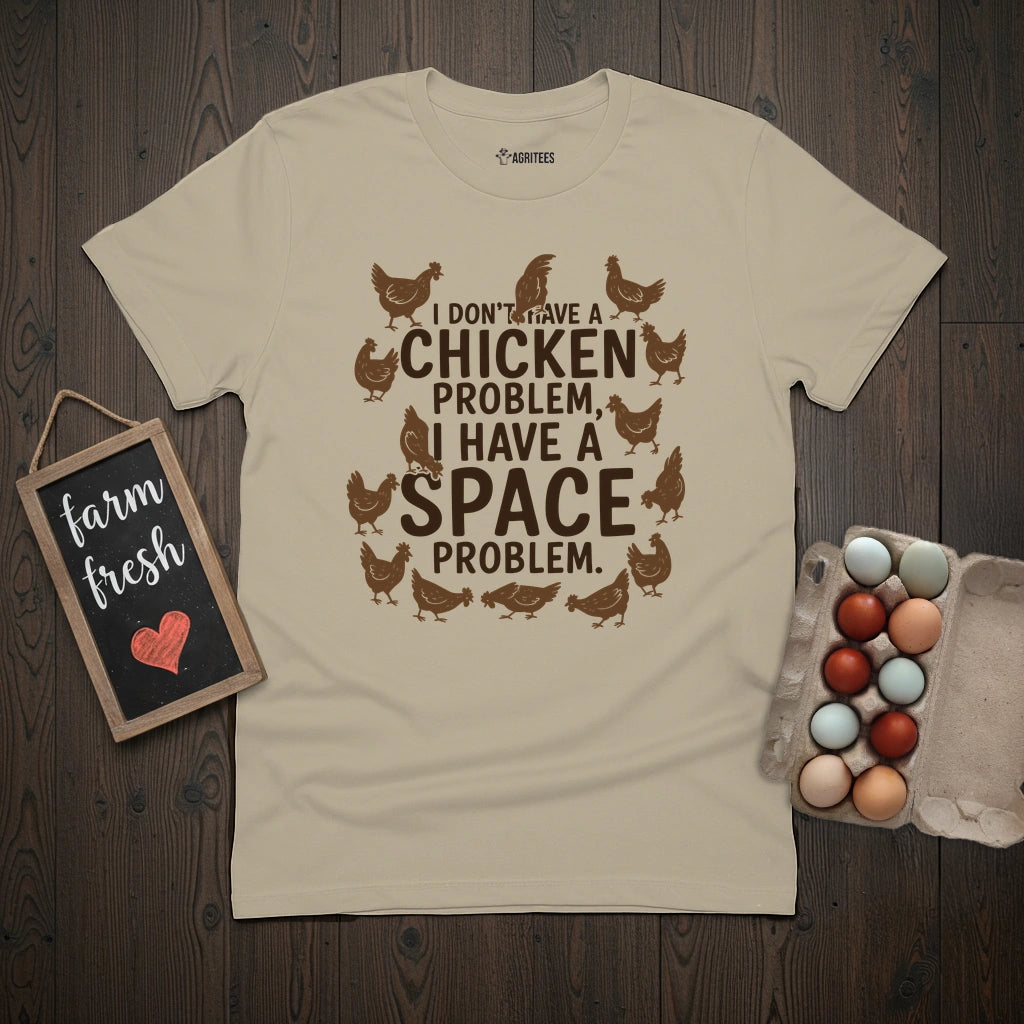 Space Problem Chicken T-Shirt