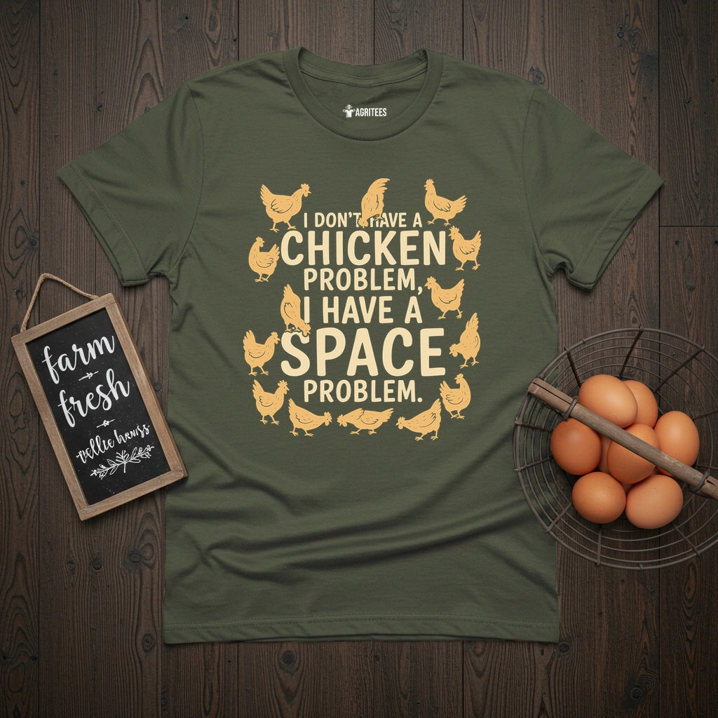 Space Problem Chicken T-Shirt