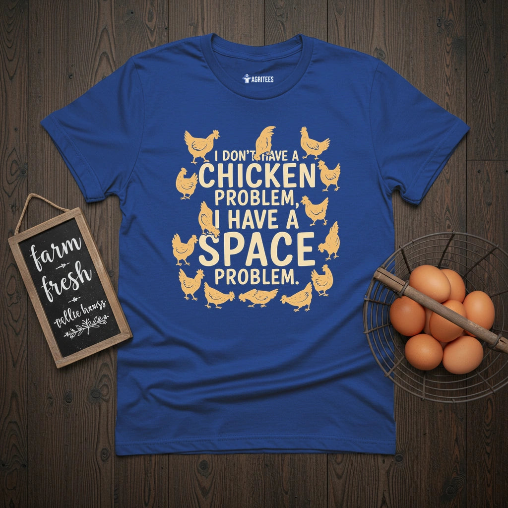 Space Problem Chicken T-Shirt