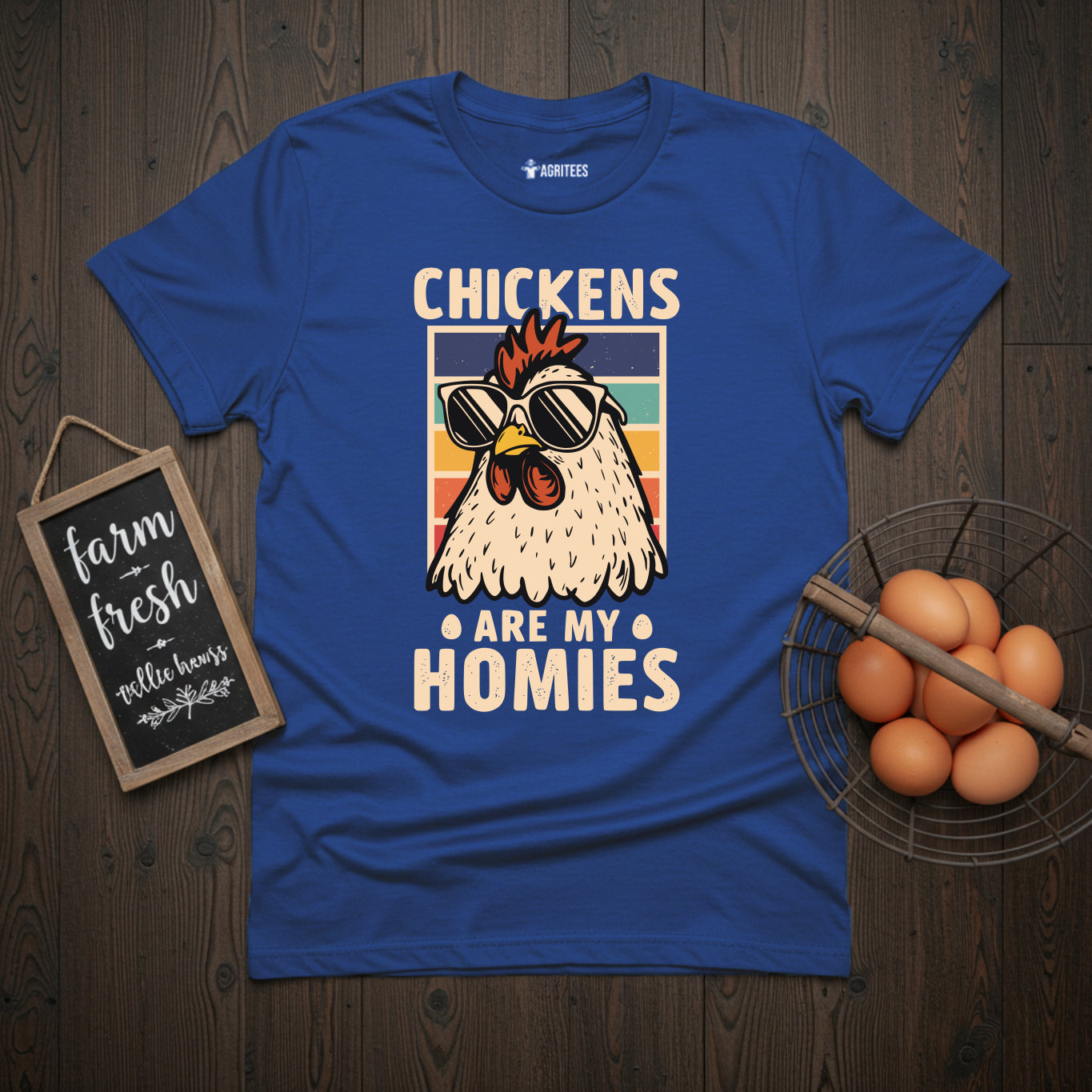 Chickens Are My Homies Retro T-Shirt