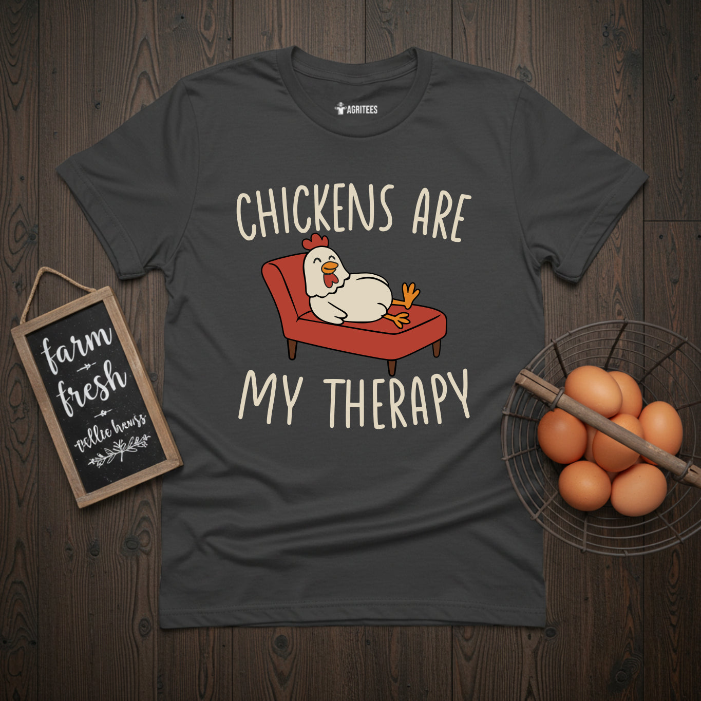 Chickens Are My Therapy T-Shirt