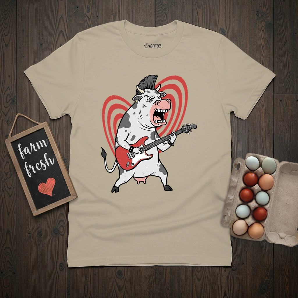 Punk Rock Cow T-Shirt
