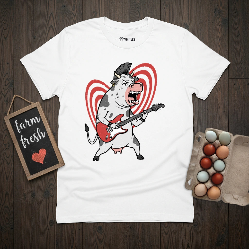 Punk Rock Cow T-Shirt