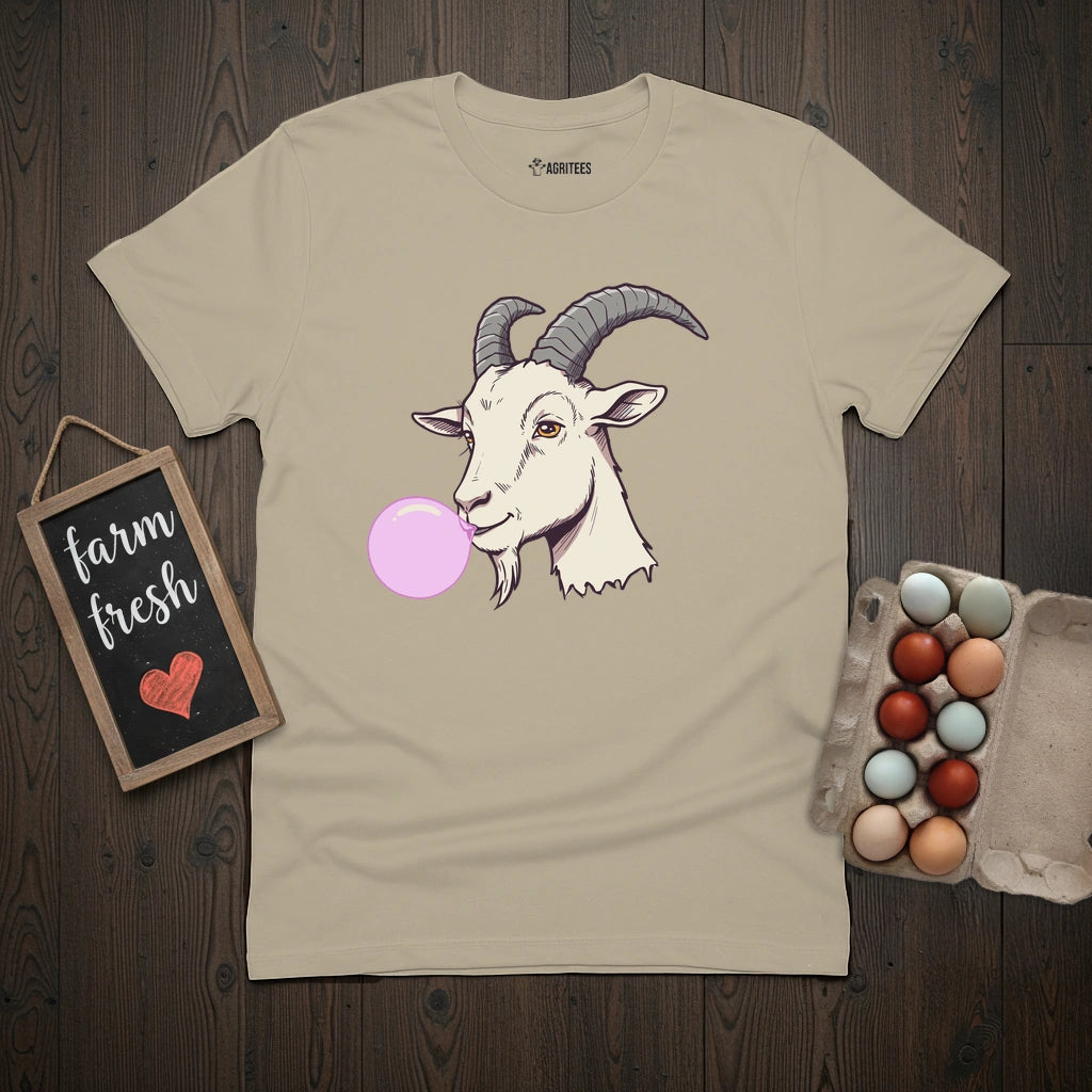 Goat with Bubble Gum T-Shirt