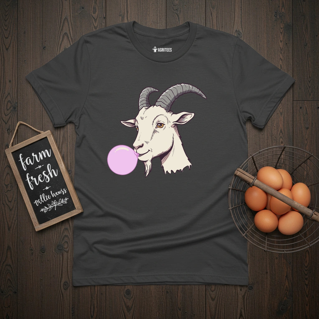 Goat with Bubble Gum T-Shirt