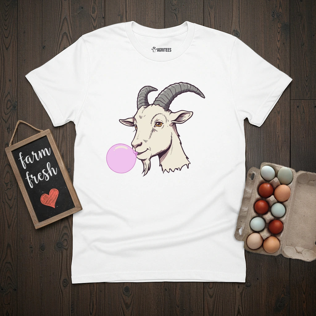 Goat with Bubble Gum T-Shirt