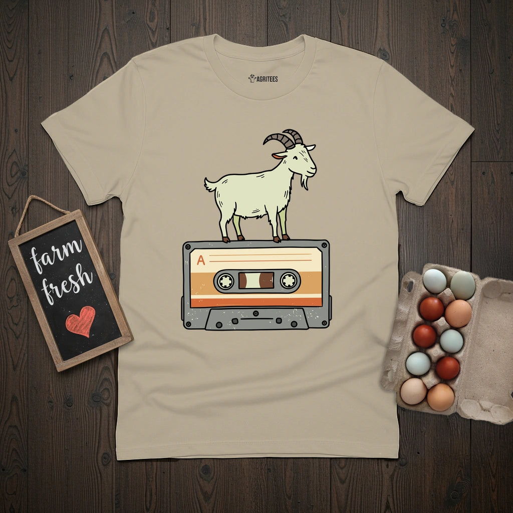 Goat on a Cassette T-Shirt