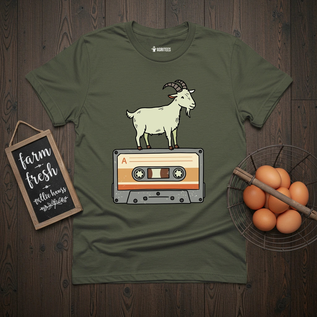 Goat on a Cassette T-Shirt