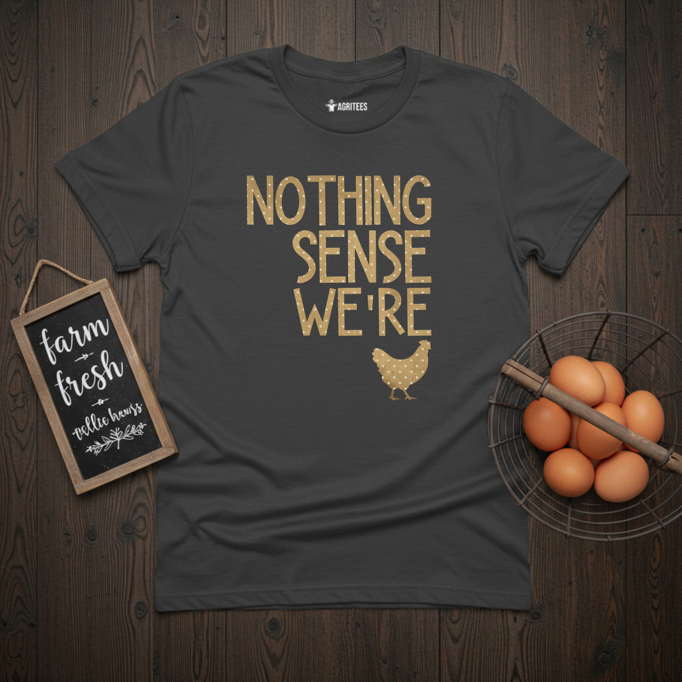 Nothing Makes Sense When We're Apart Couples Hen T-Shirt