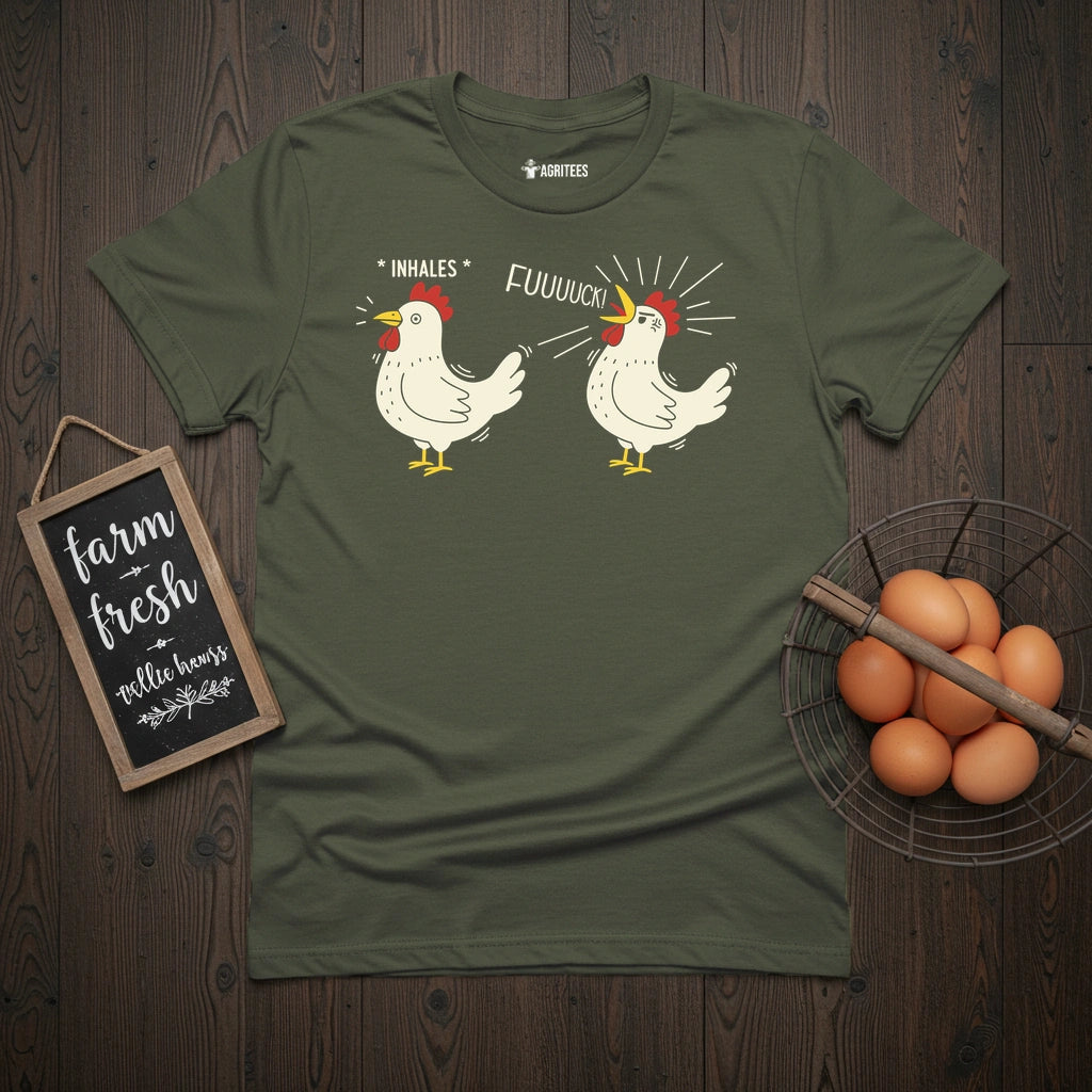 Inhales Chicken T-Shirt