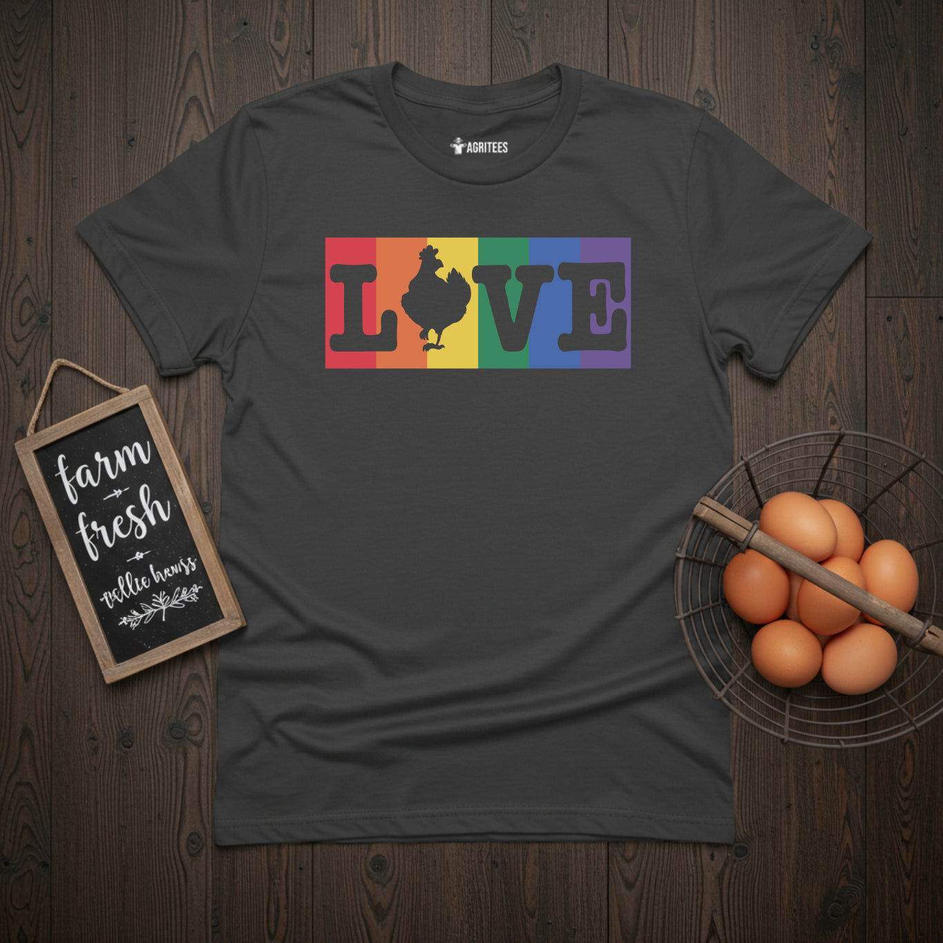 LGBT Supporter Chicken Lover T-Shirt