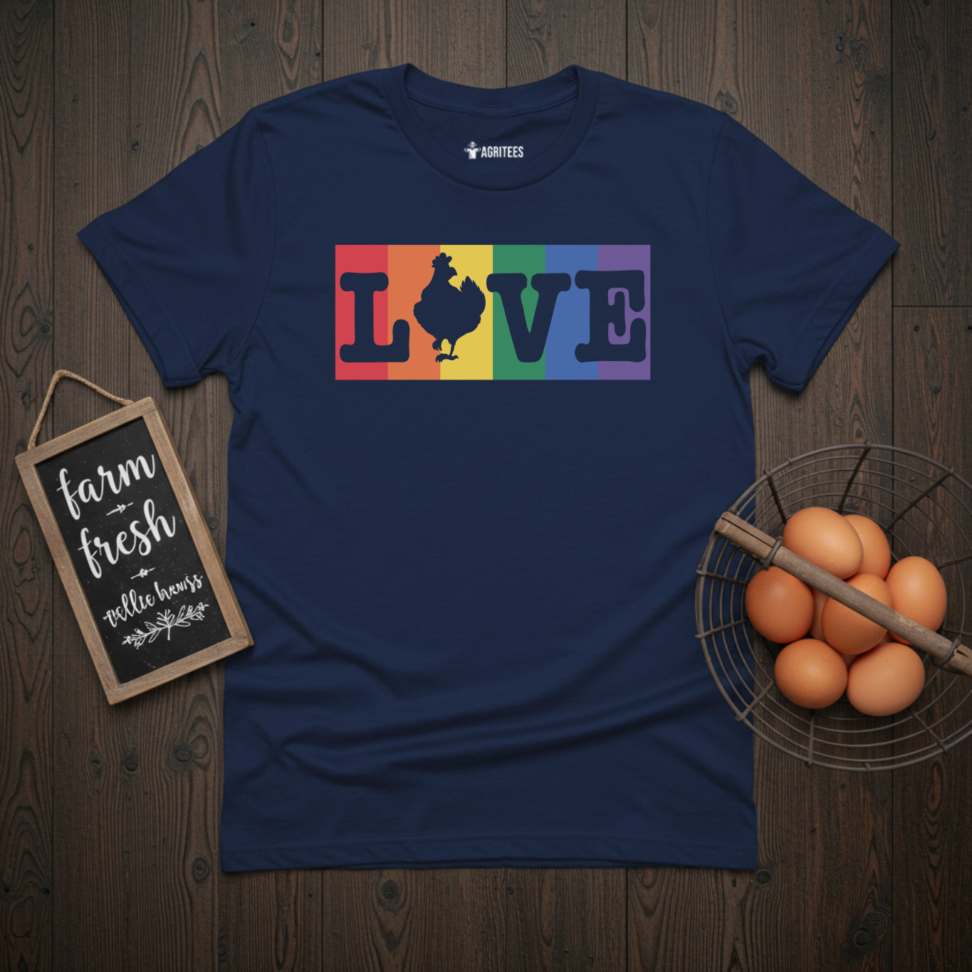LGBT Supporter Chicken Lover T-Shirt
