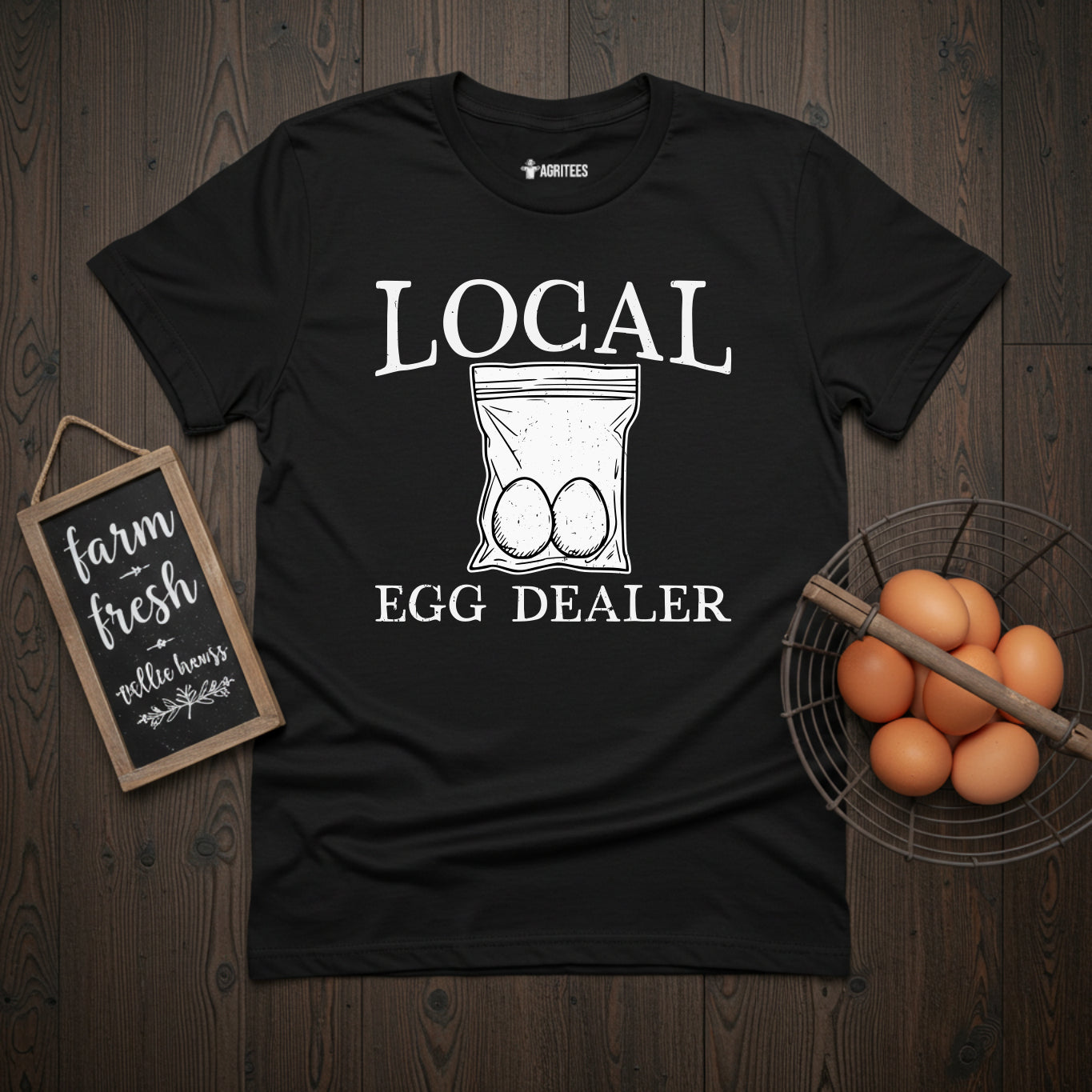Local Egg Dealer Funny Chicken T-Shirt