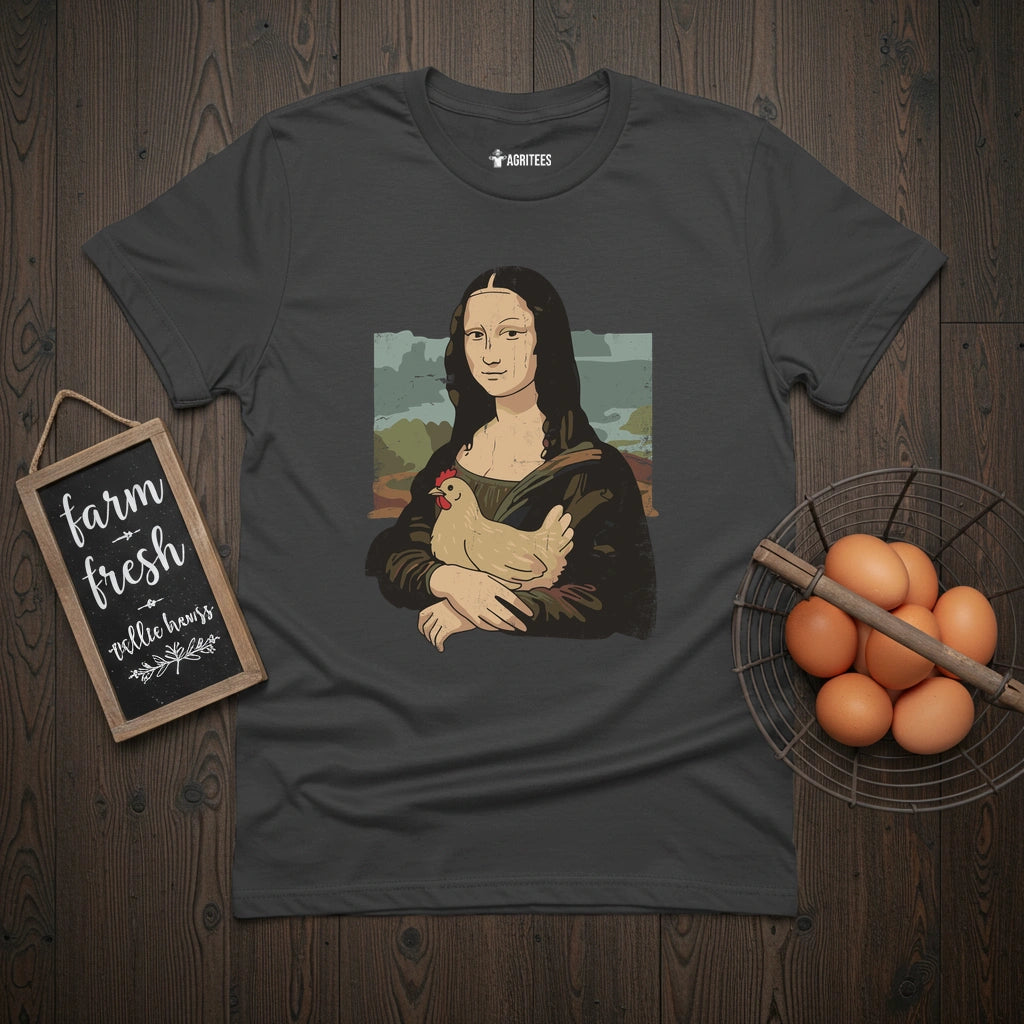 Mona Lisa Chicken T-Shirt