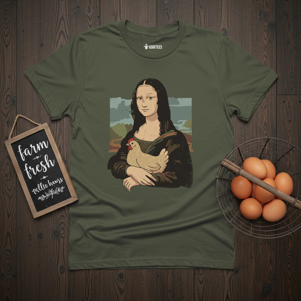 Mona Lisa Chicken T-Shirt