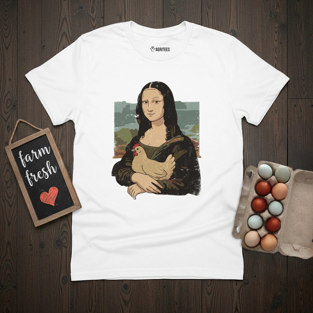 Mona Lisa Chicken T-Shirt