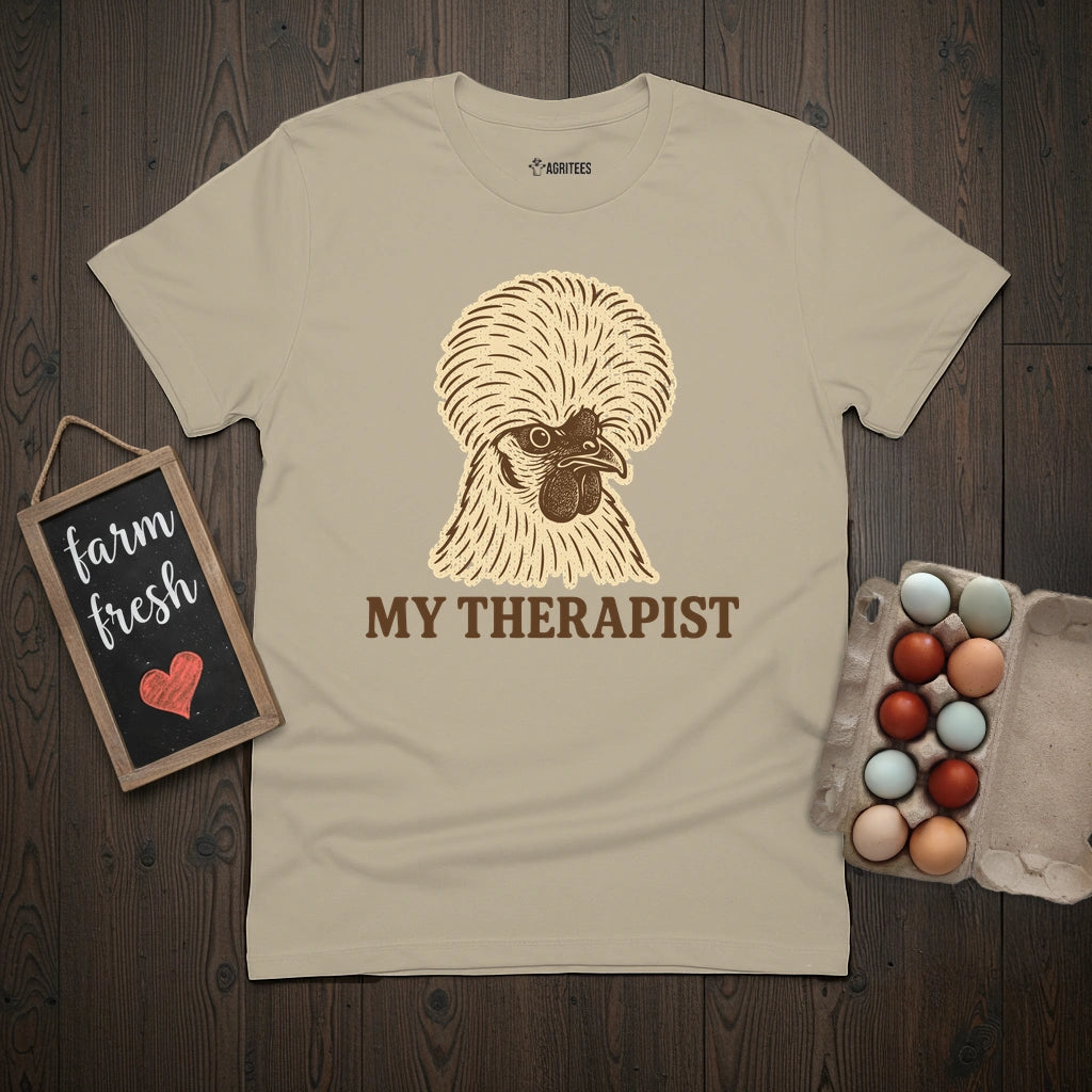 My Therapist Silkie Chicken T-Shirt