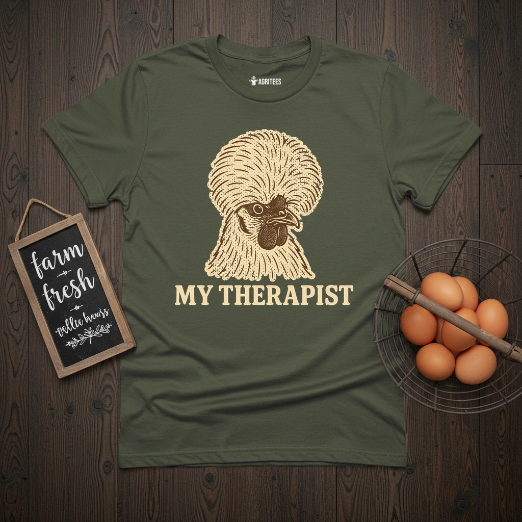 My Therapist Silkie Chicken T-Shirt
