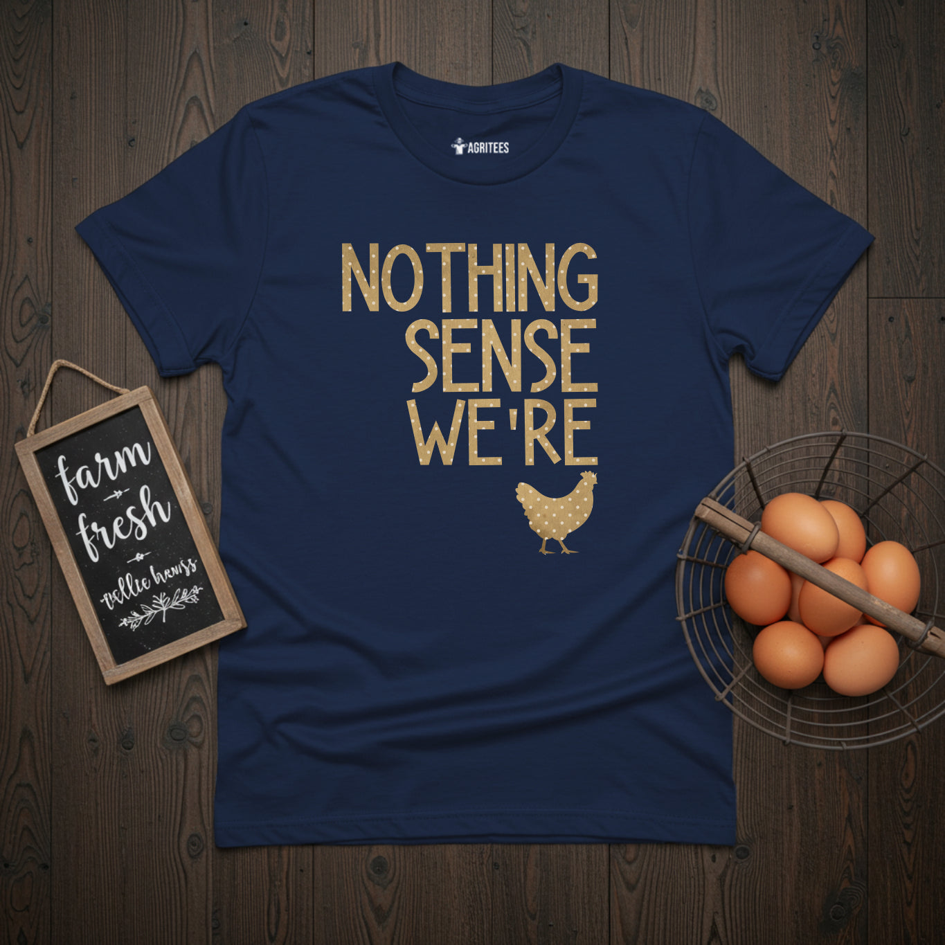 Nothing Makes Sense When We're Apart Couples Hen T-Shirt