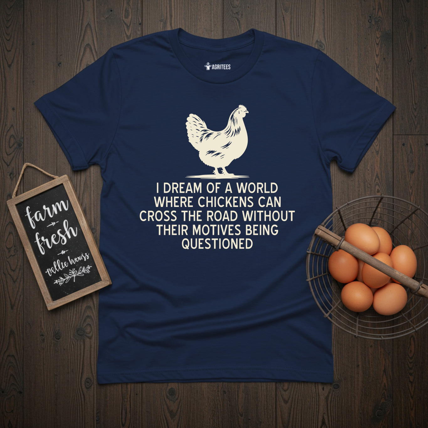 Chicken Crossing The Road T-Shirt