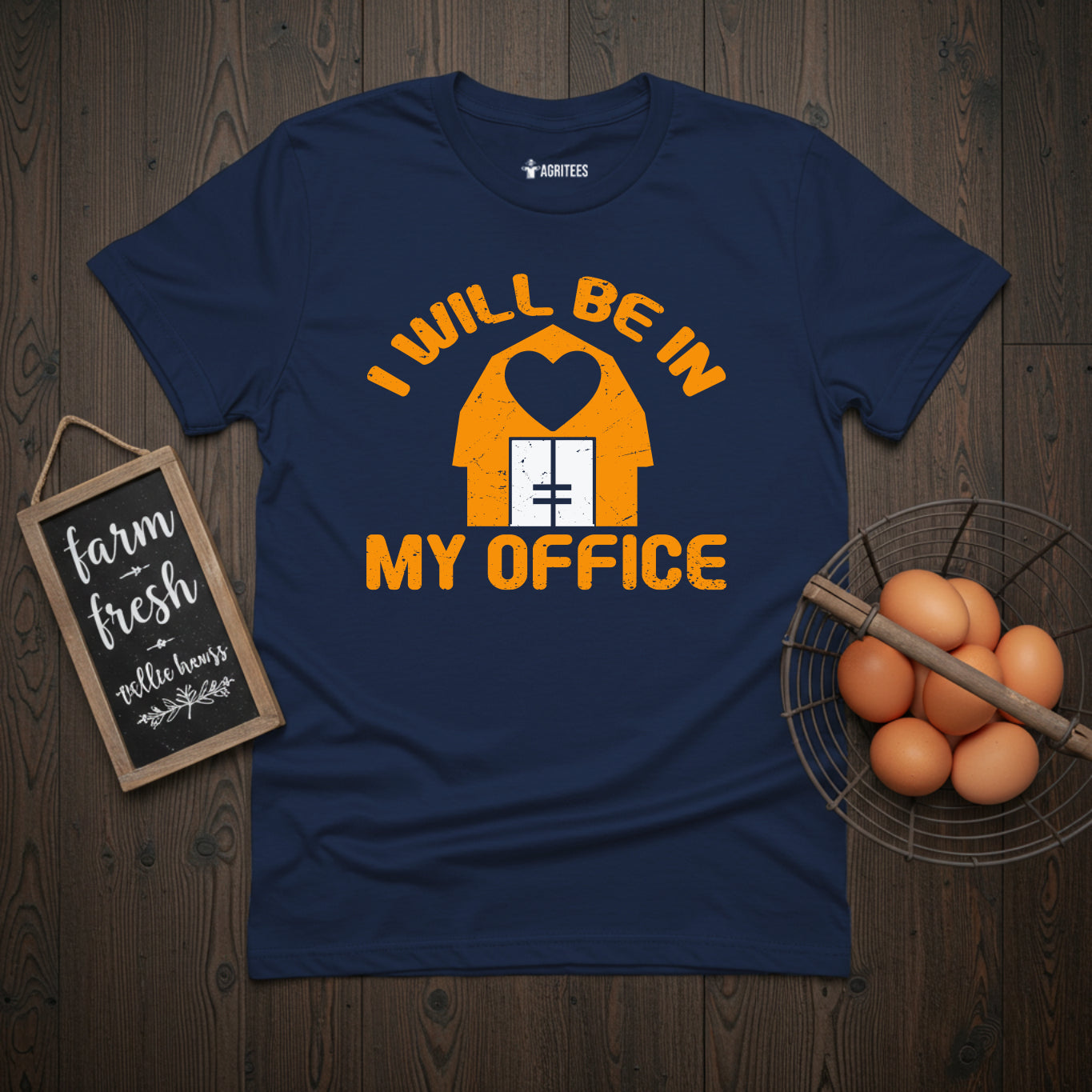 I'll Be In My Office Barn Homestead T-Shirt