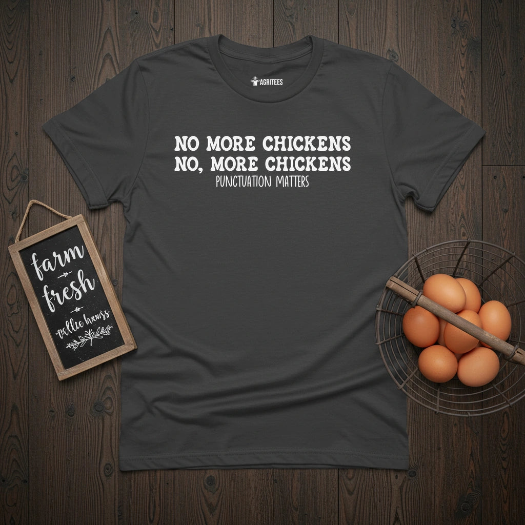 Punctuation Matters Chicken T-Shirt