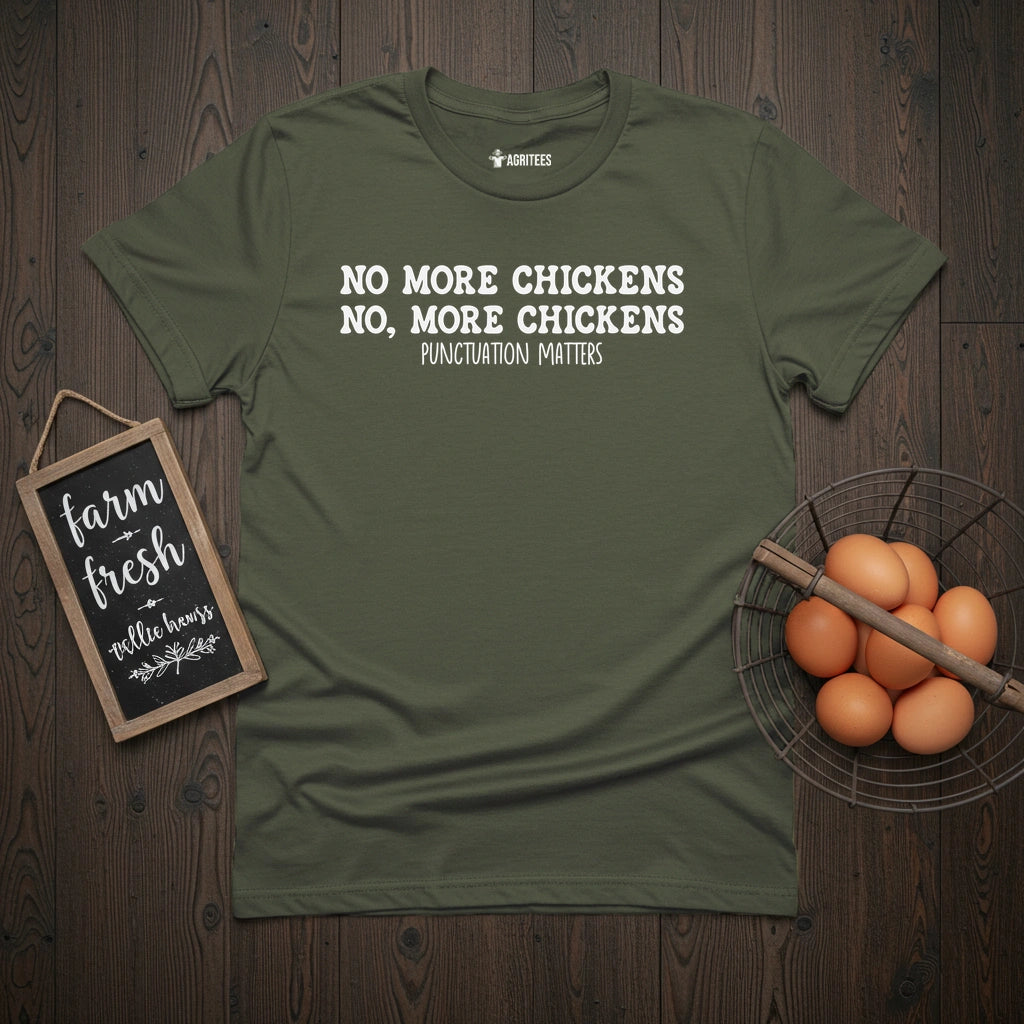 Punctuation Matters Chicken T-Shirt