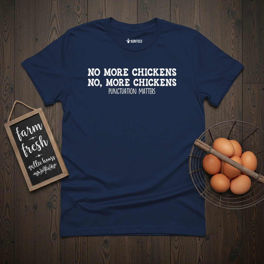 Punctuation Matters Chicken T-Shirt