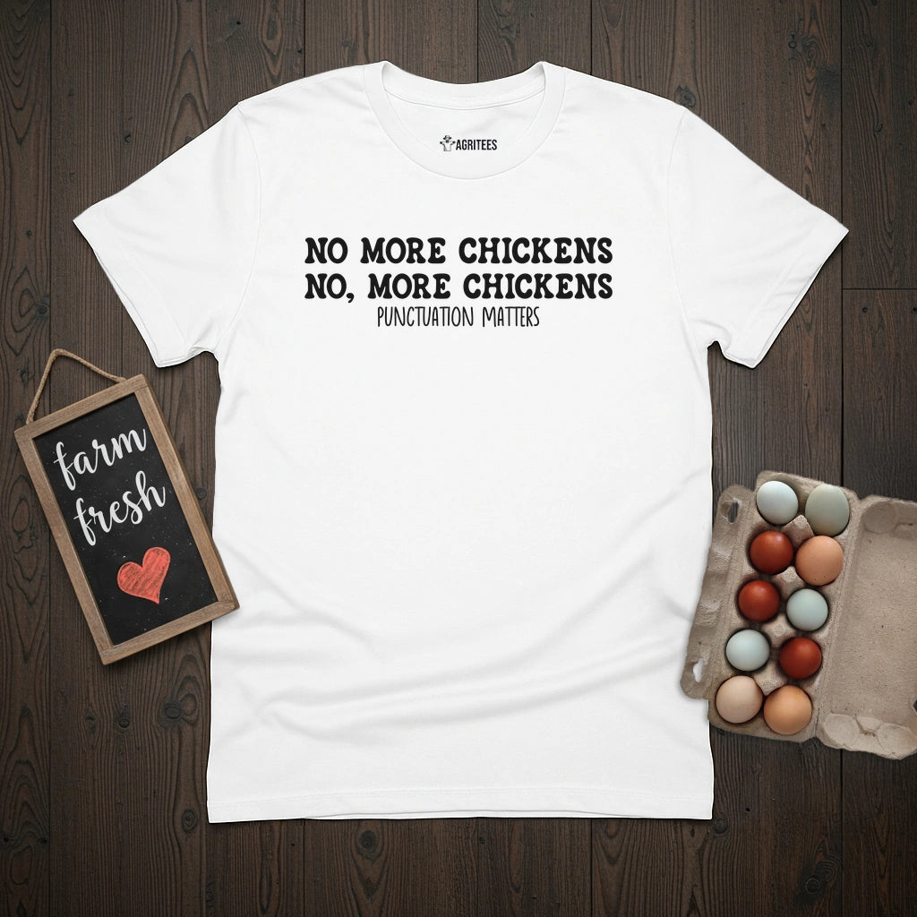 Punctuation Matters Chicken T-Shirt