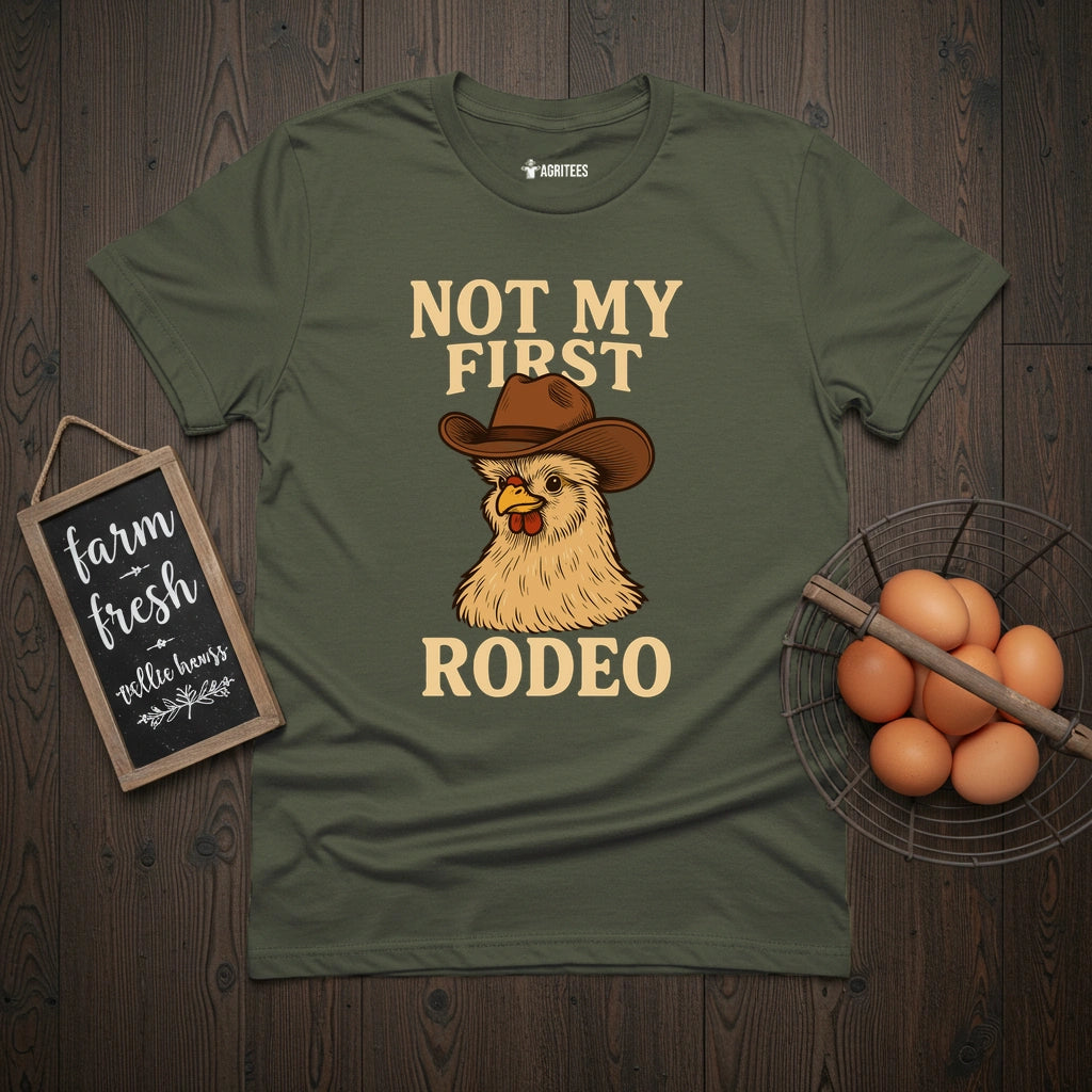 Not my First Rodeo Silkie Chicken T-Shirt