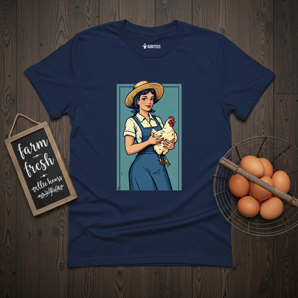 Pin-up Farmer Girl T-Shirt
