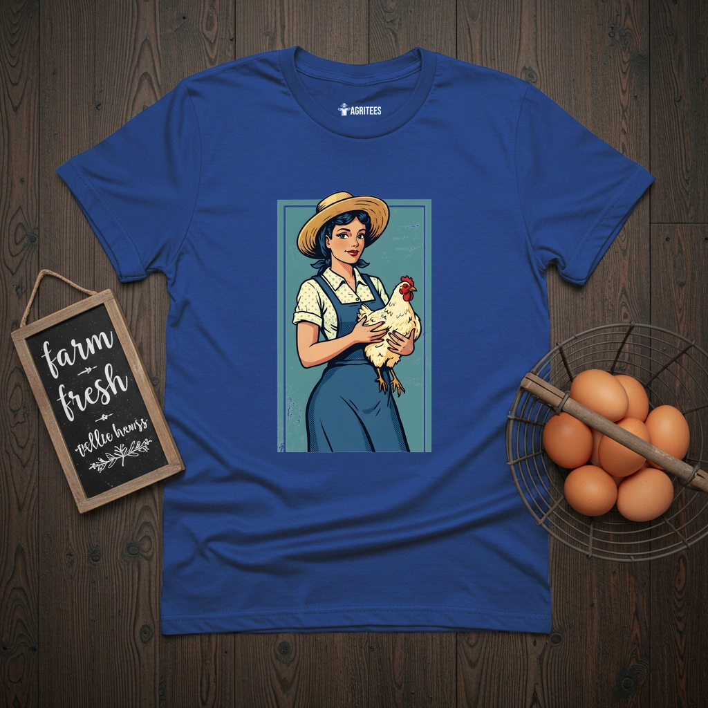 Pin-up Farmer Girl T-Shirt