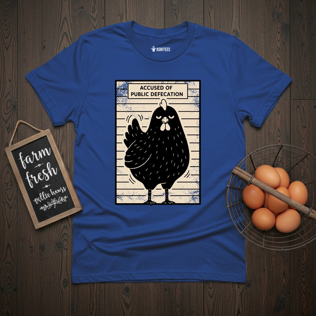 Public Defecation Chicken T-Shirt