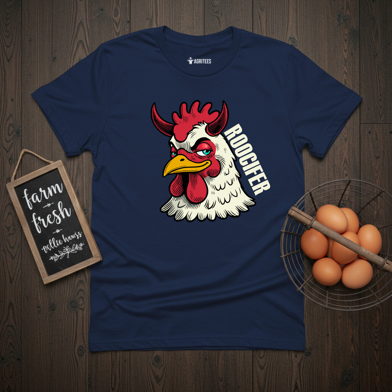 Funny Rooster Roocifer T-Shirt
