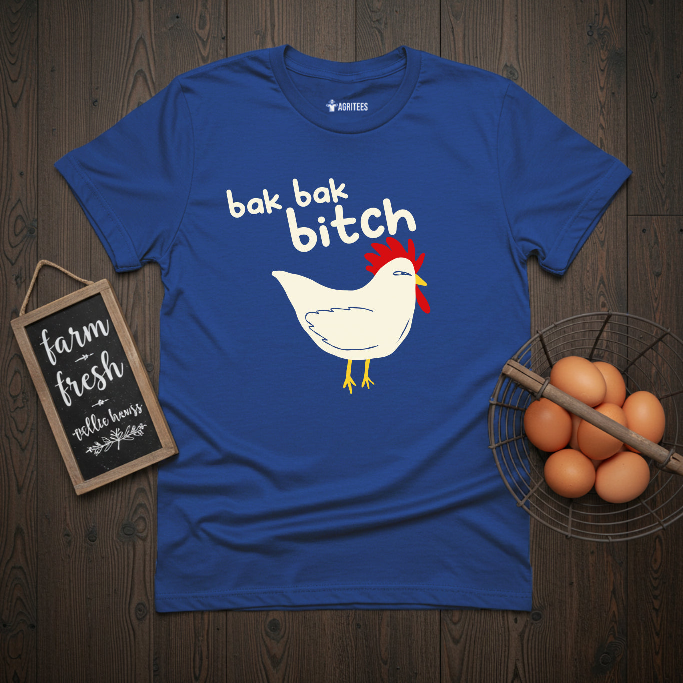Bak Bak Bitch Funny Chicken T-Shirt