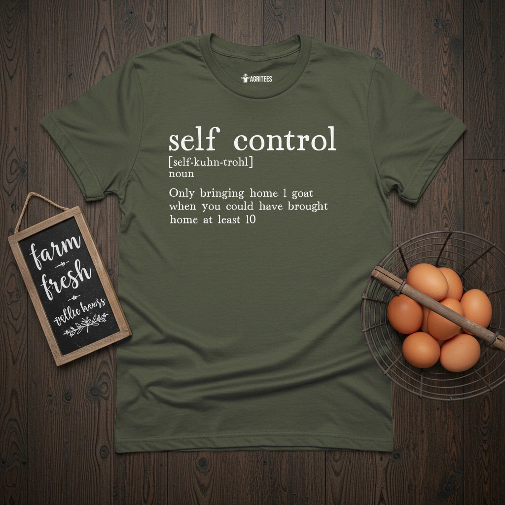 Self Control Goat T-Shirt