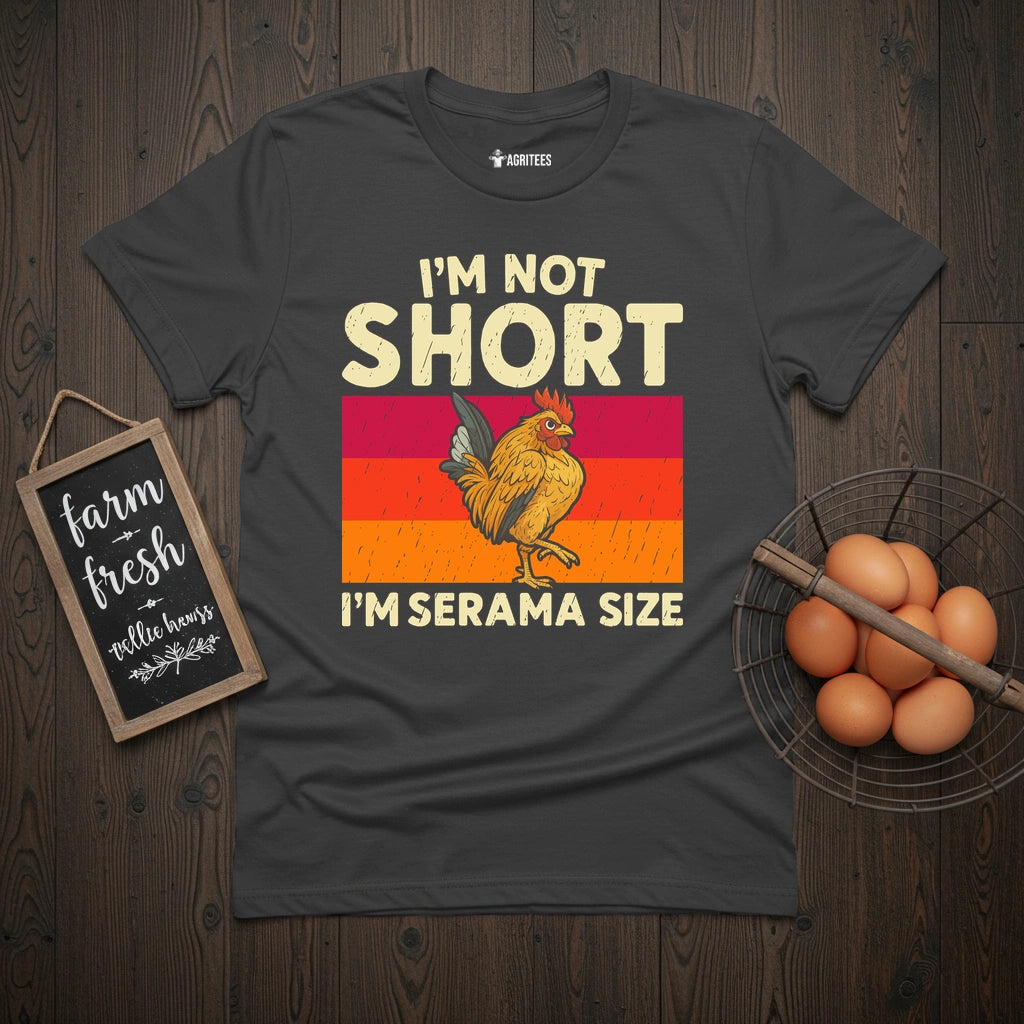 Retro Serama Size Chicken T-Shirt