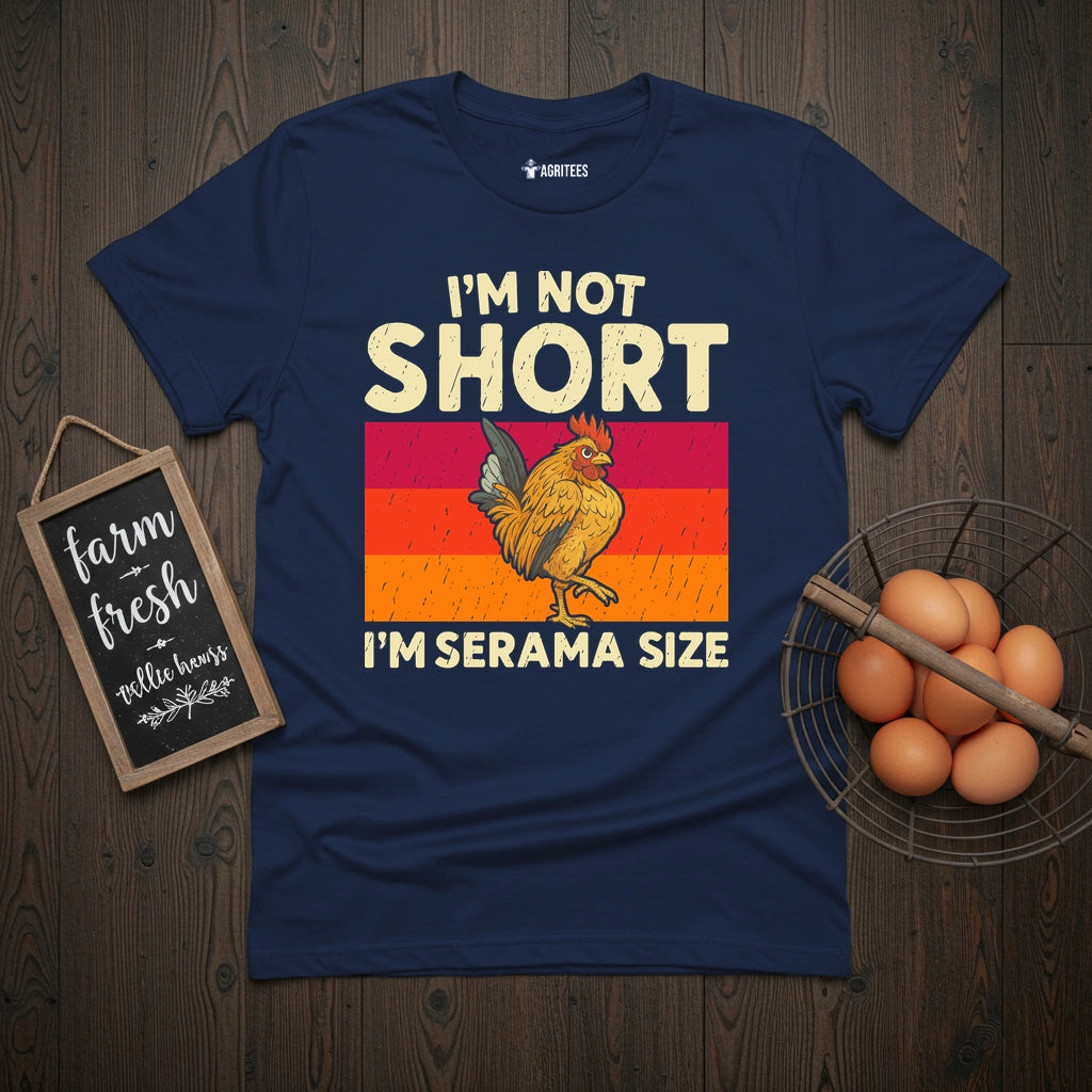 Retro Serama Size Chicken T-Shirt