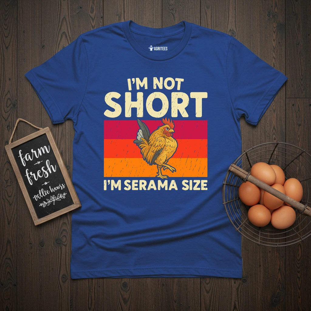 Retro Serama Size Chicken T-Shirt