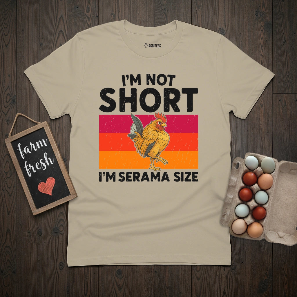 Retro Serama Size Chicken T-Shirt