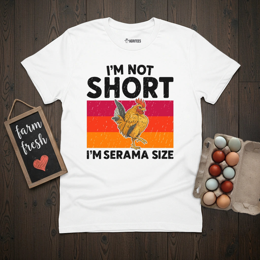 Retro Serama Size Chicken T-Shirt